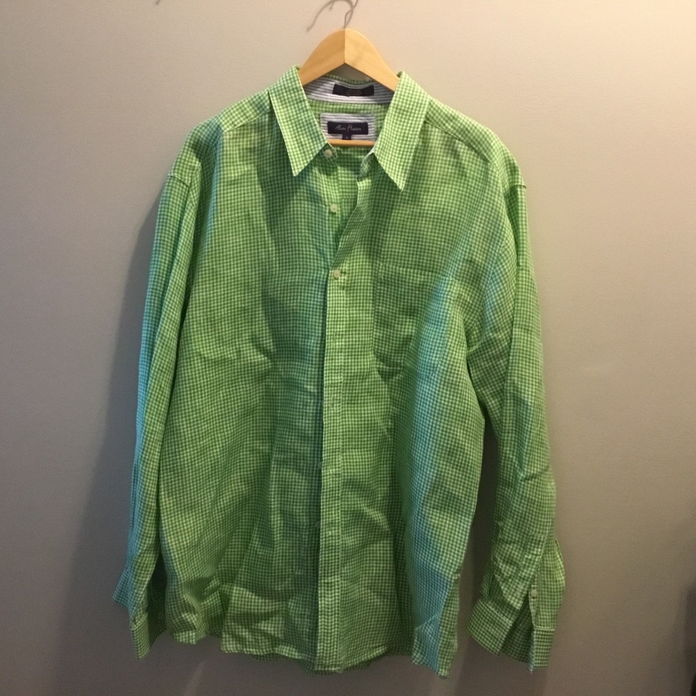 Alan Flusser men’s linen shirt